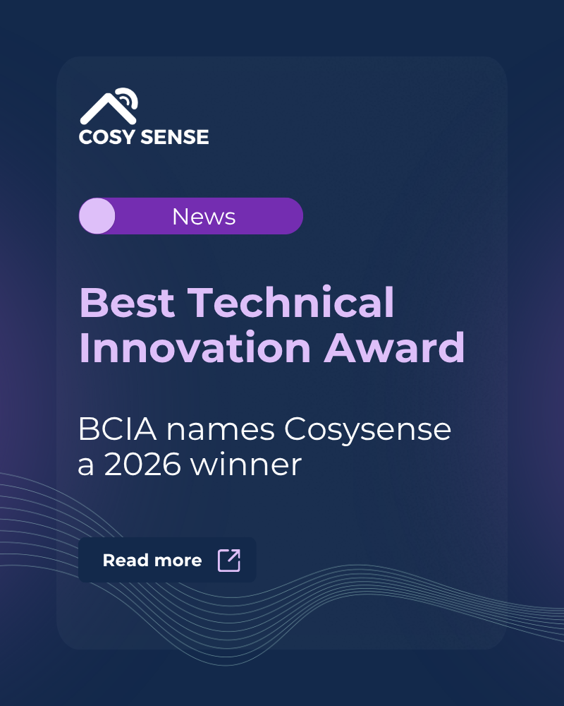 BCIA names Cosysense a 2026 Best Technical Innovation Award winner